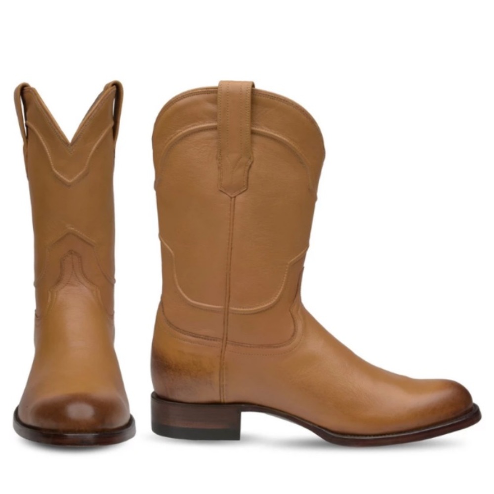 BACHESTO- The Tex in Amber (EE) classic Roper boot